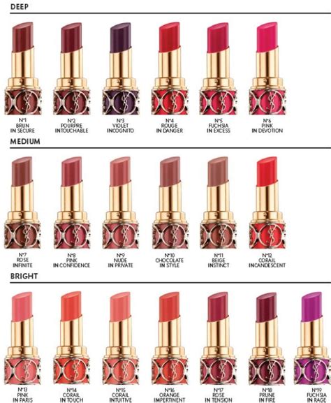 yves saint laurent lipstick 23|ysl lipstick color chart.